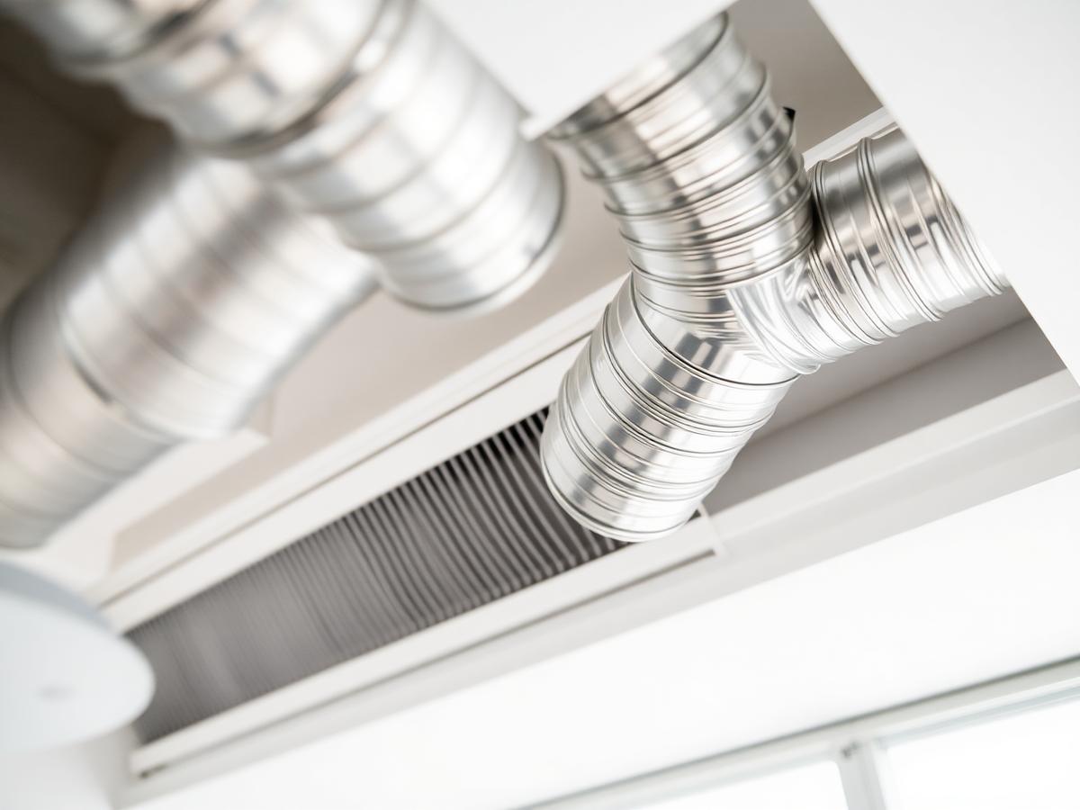 Clean modern air duct system